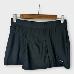 Nike Womens size XS Fit Dry Black Skort Tennis Pickleball Athletic 348349